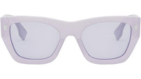 Fendi Roma Violet Rectangular Sunglasses
