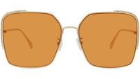 O'Lock Gold Square Sunglasses