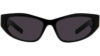 Plumetis Black Geometric Sunglasses