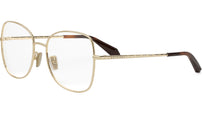 Serpenti Yellow Geometric Eyeglasses