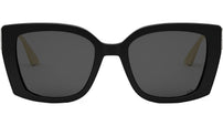 30Montaigne 13I Shiny Black Butterfly Sunglasses