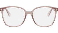 Thin Pink Square Eyeglasses