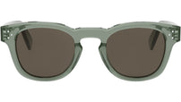 3 Dots Green Square Sunglasses