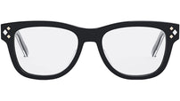 CD DiamondO S1I Black Geometric Eyeglasses