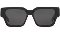 CD SU Black Red Logo Squared Sunglasses