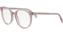 Cat-Eye Pink Round Eyeglasses