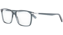 DiorBlackSuitO 14I Grey Geometric Eyeglasses