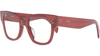 CELINE 3 Dots Pink Butterfly Eyeglasses