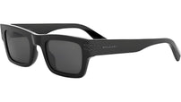 B.zero1 Black Rectangular Sunglasses