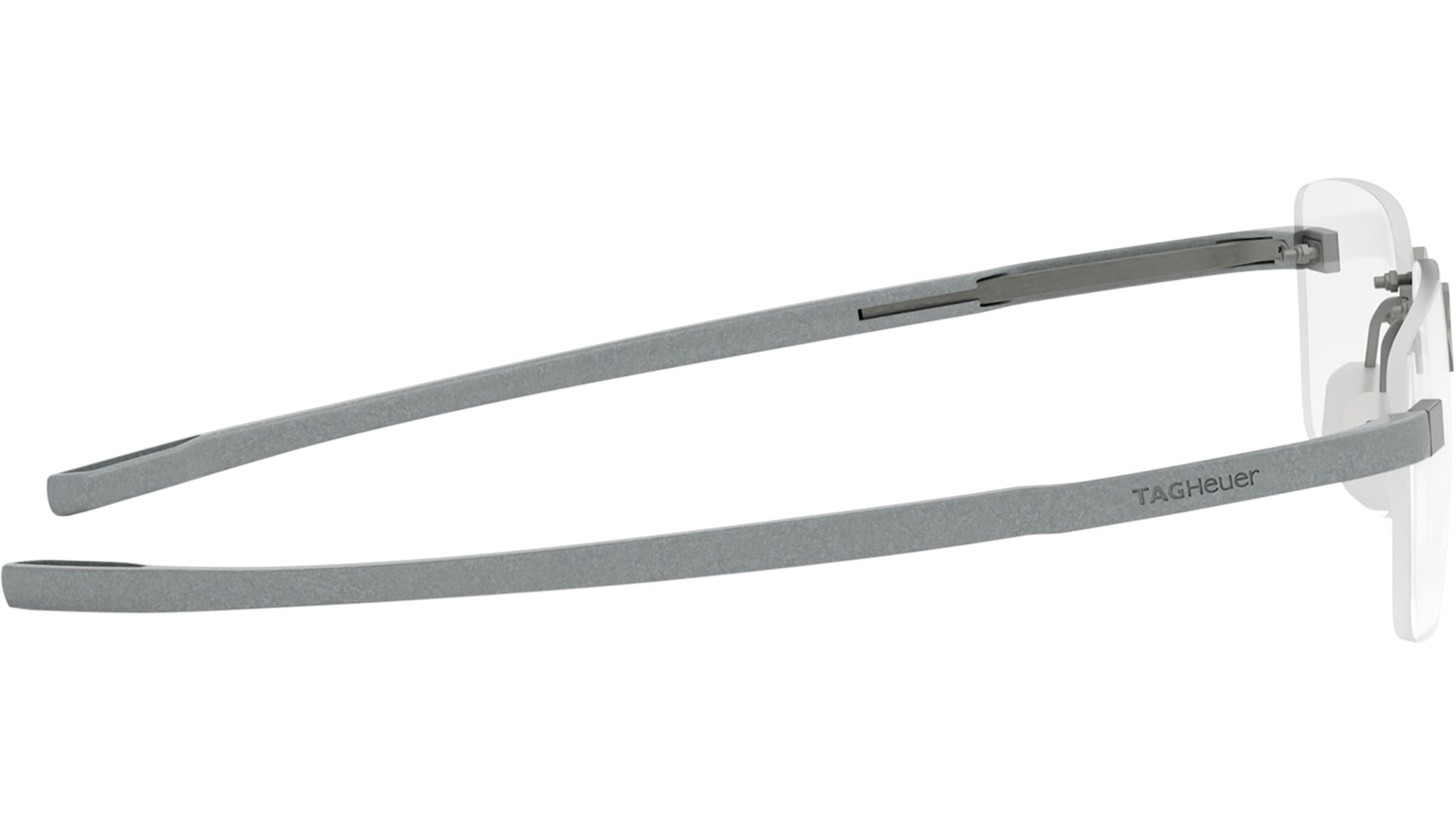 Flex Silver Rectangular Eyeglasses