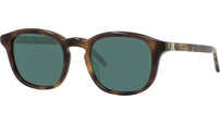 K Logo Havana  Square Sunglasses