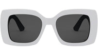 VeryDior S1I White Geometric Sunglasses