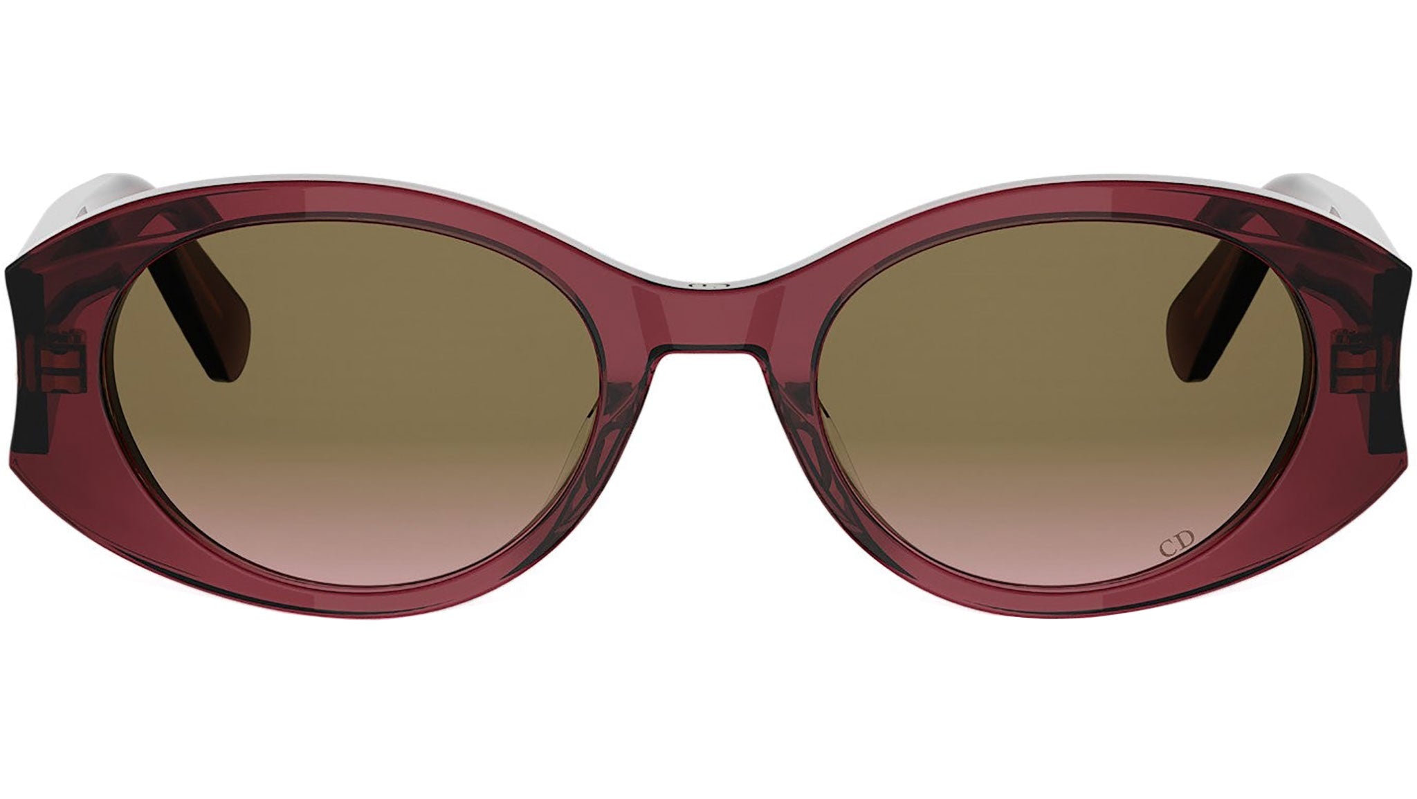 DiorGlow B3I Purple Oval Sunglasses