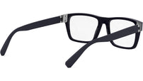 Aluminium Blue Rectangular Eyeglasses