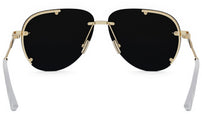 NeoDior A1U Yellow Pilot Sunglasses