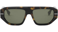 Fendigraphy Havana Geometric Sunglasses