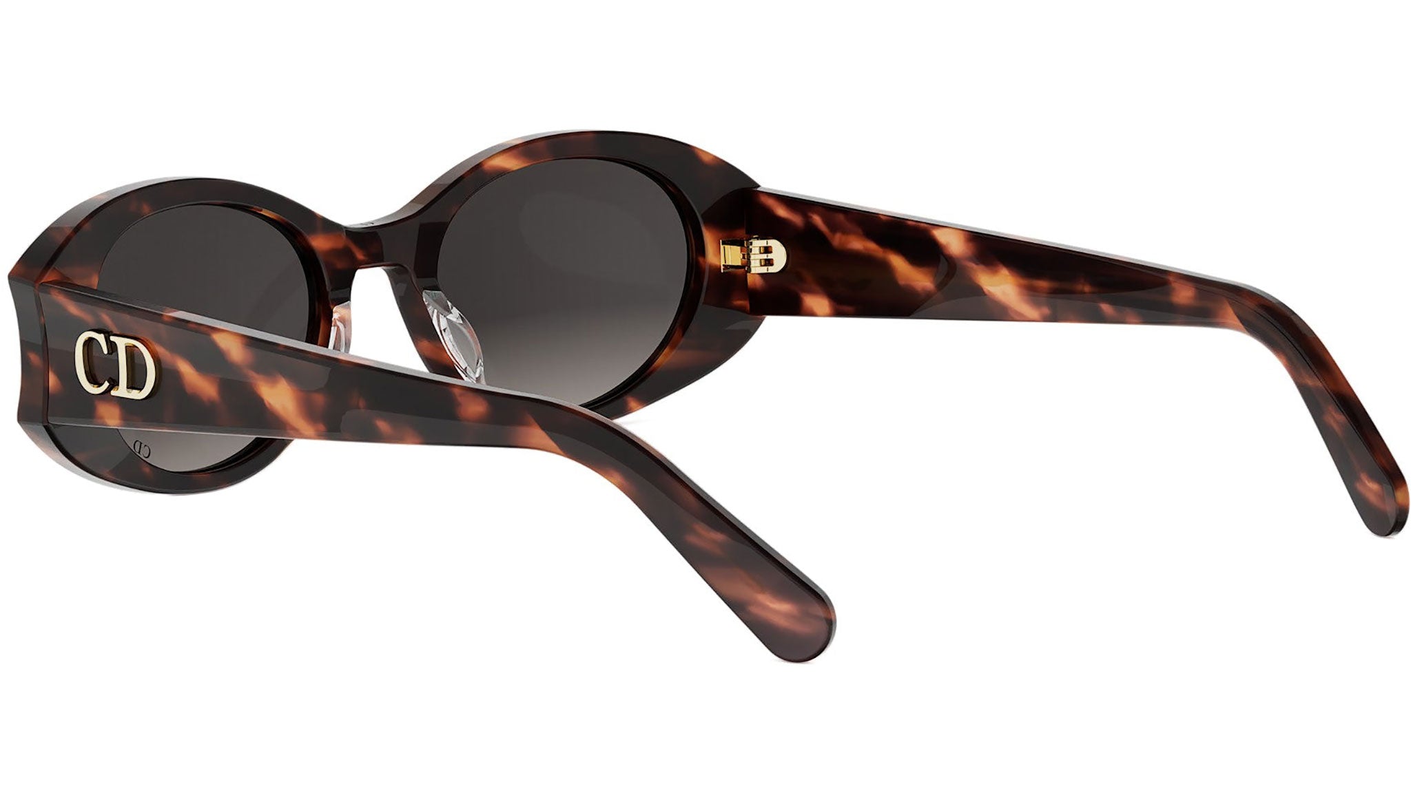 DiorGlow B3I Havana Oval Sunglasses