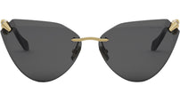 Serpenti Gold Cat Eye Sunglasses