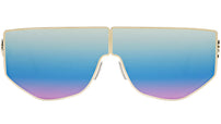 Fendi Disco FE40051U 32X Gold Geometric Sunglasses