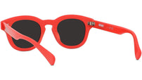 Boke Flower Red Round Sunglasses