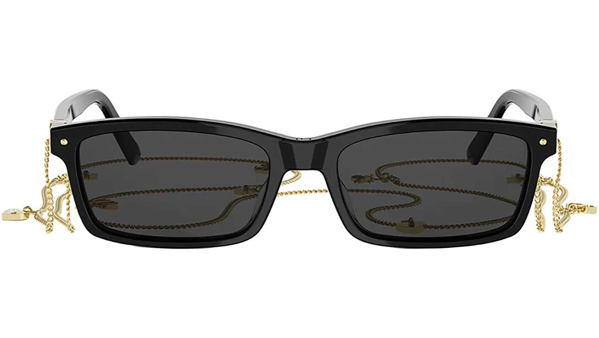 Petit CD S1I Black Rectangular Sunglasses