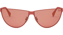 Fendi Cut Out Red Cat Eye Sunglasses