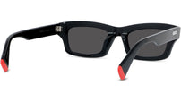 AKA Black Rectangular Sunglasses