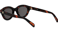 Triomphe Mini Havana Round Sunglasses