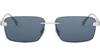 Octo Finissimo Silver Rectangular Sunglasses