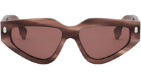 Fendi Roma Brown Geometric Sunglasses