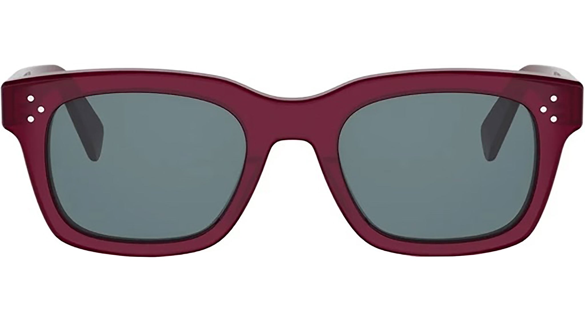 CELINE 3 Dots Red Square Sunglasses
