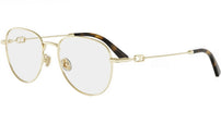 Petit CDO R2U Gold Round Eyeglasses