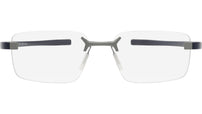 Flex Silver Rectangular Eyeglasses