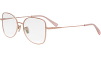 B.zero1 Rose Gold Geometric Eyeglasses