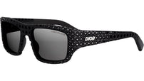 Dior3D S3I Black / Swarovski Crystals Squared Sunglasses