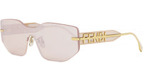 Fendigraphy Rose Rectangular Sunglasses