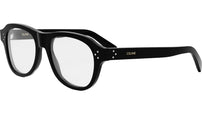 3 Dots Black Aviator Eyeglasses