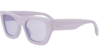 Fendi Roma Violet Rectangular Sunglasses