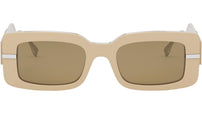 Fendigraphy Brown Rectangular Sunglasses