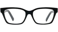 4G Black Rectangular Eyeglasses