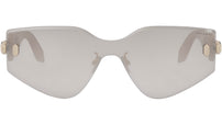 Serpenti Silver Mask Sunglasses