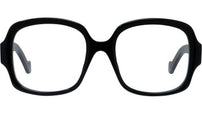 Anagram Black Square Eyeglasses