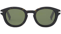 DiorBlackSuit R5I Havana Round Sunglasses