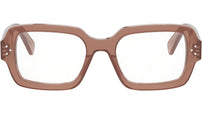 CELINE 3 Dots Sand Rectangular Eyeglasses