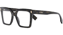 Fendi Bold Grey Square Eyeglasses