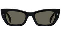 Boke Flower Black Geometric Sunglasses