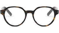 CD IconO R1I Havana Geometric Eyeglasses