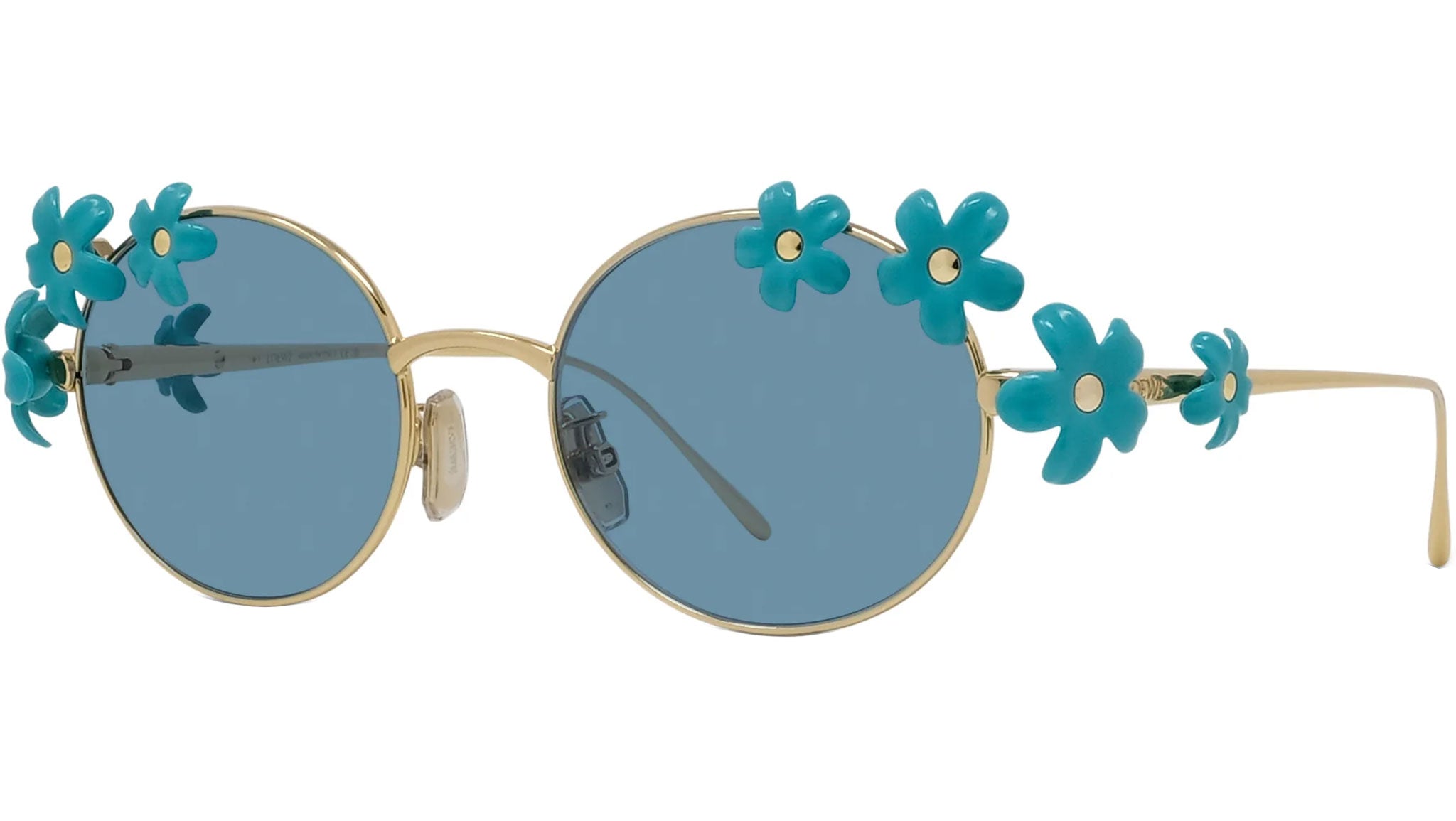 Signature Gold Oval Sunglasses