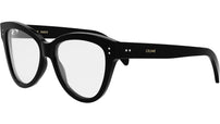 Thin Black Geometric Eyeglasses