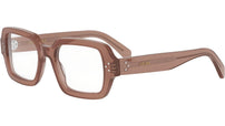 CELINE 3 Dots Sand Rectangular Eyeglasses